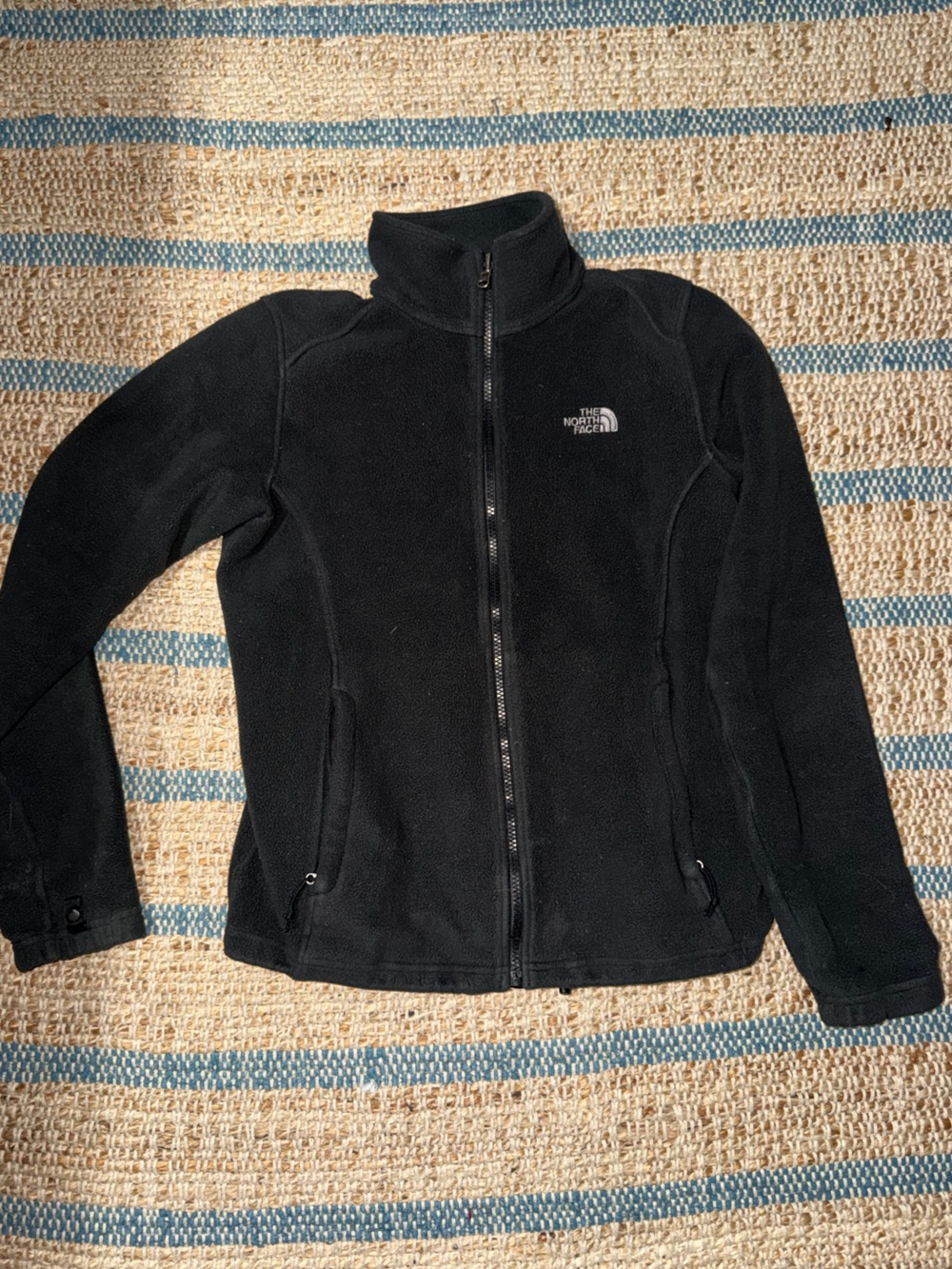 Women’s North Face fleece zip up size medium